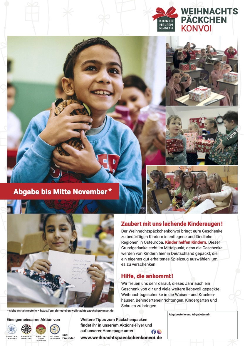 Weihnachtspäckchenkonvoi