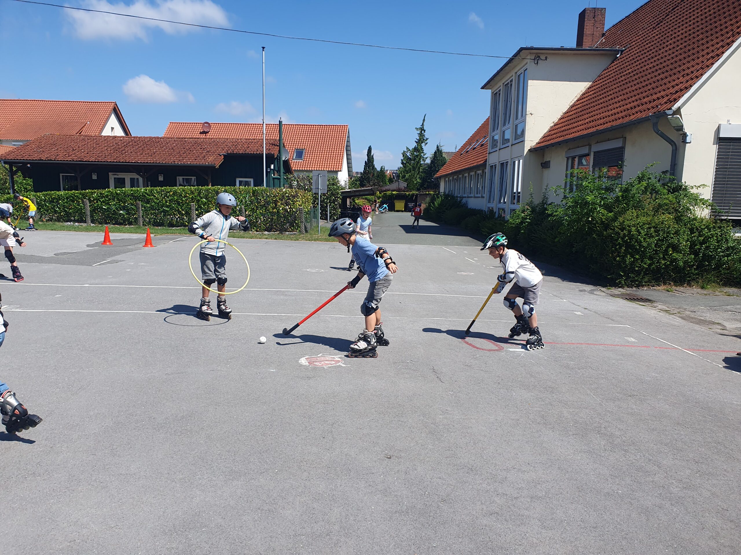 Inline-Skating in den Klassen 3a und 3c
